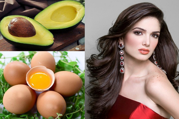 Bí quyết chăm sóc tóc của phụ nữ Colombia là làm mặt nạ cho tóc từ bơ và trứng gà
