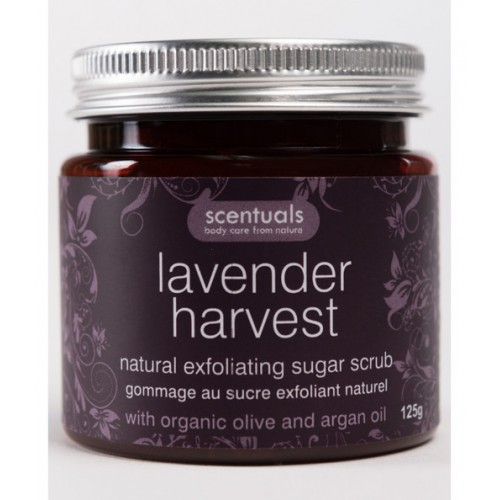Lavender Harvest Natural Exfoliating Sugar Scrub 125g.
