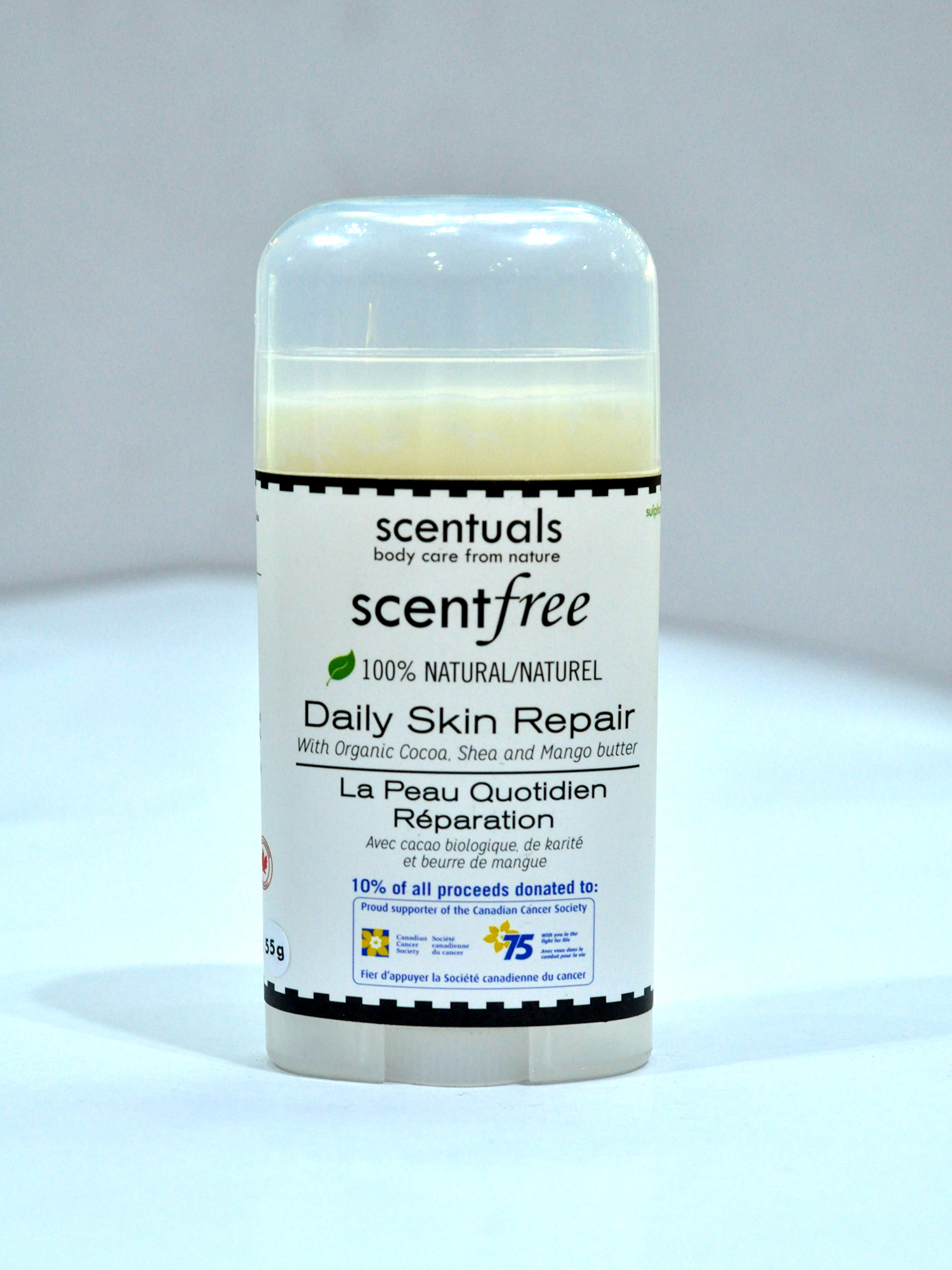 Thanh Lăn Dưỡng Ẩm Da Khô Không Mùi – Scentfree Dry Skin Repair 55gr